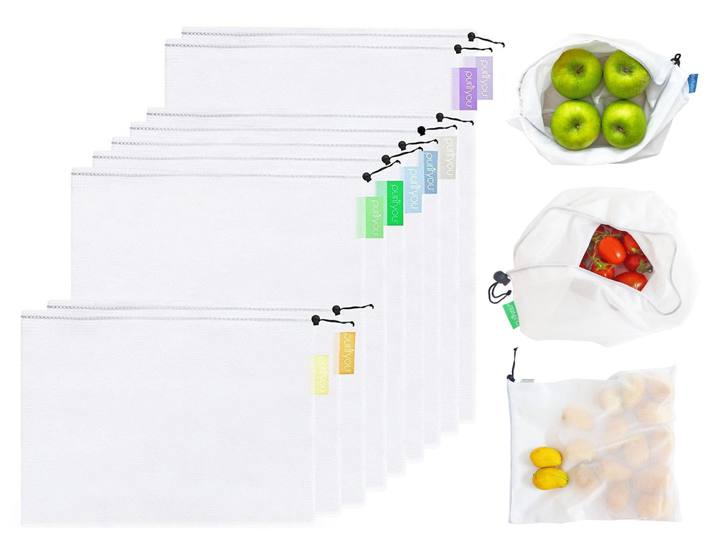 purifyou Reusable Mesh Produce Bags | Choose Your Set