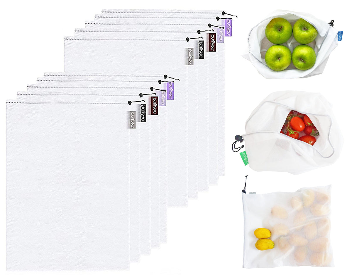purifyou Reusable Mesh Produce Bags | Choose Your Set