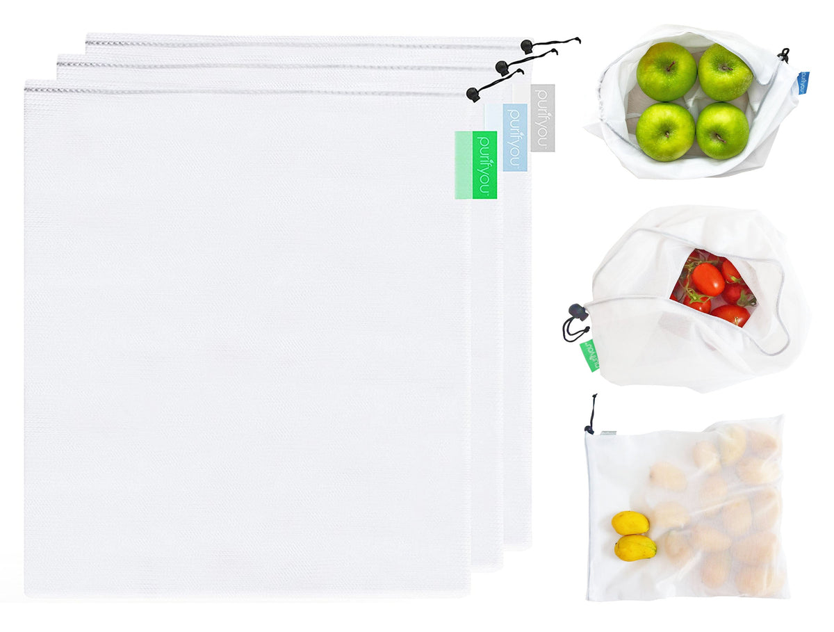 purifyou Reusable Mesh Produce Bags | Choose Your Set